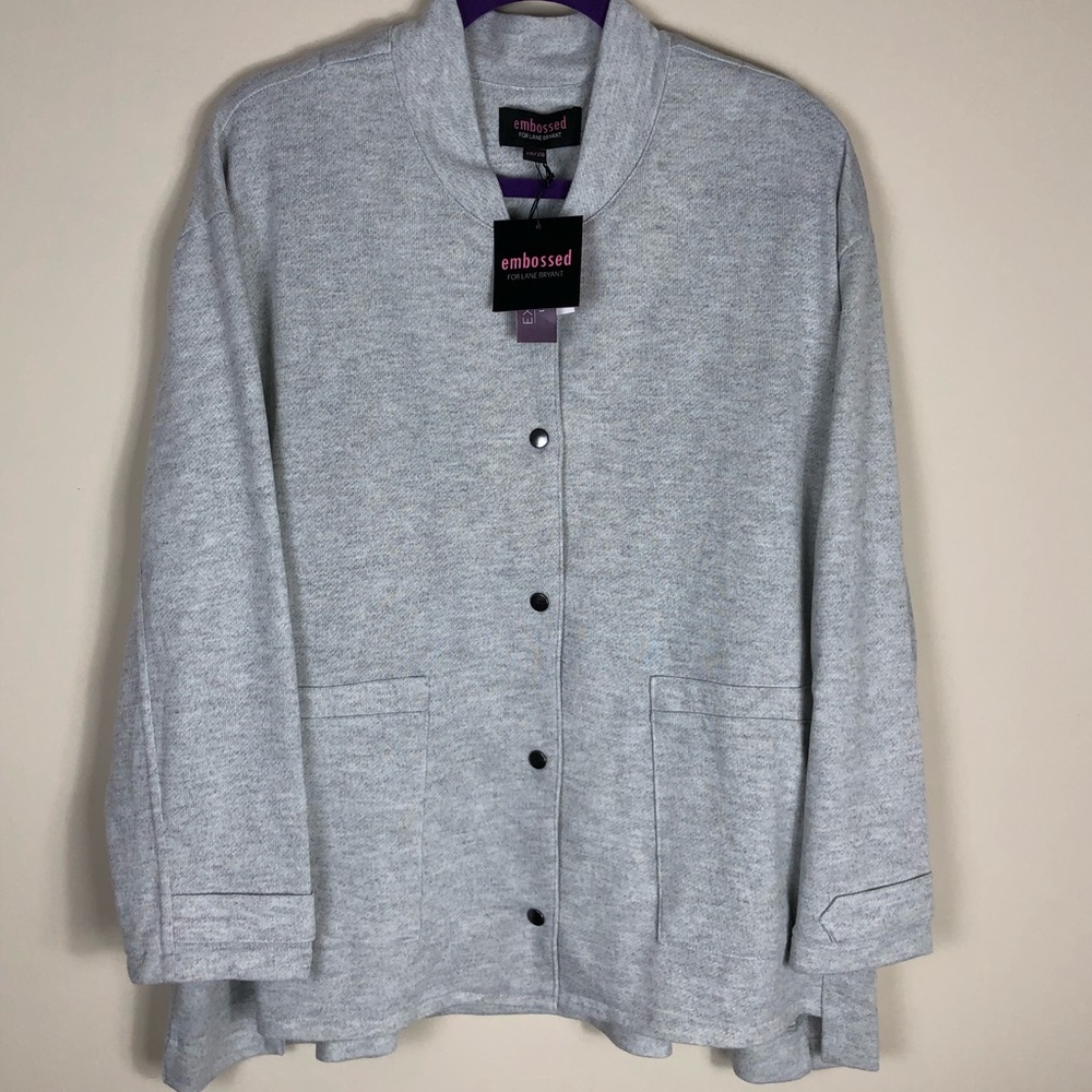 Lane Bryant 26/28 lightweight fabric jacket NWT